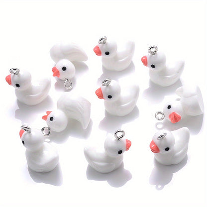 Cute Duck Resin Charms