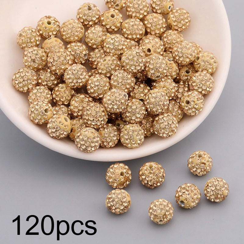Rhinestone Spacer Beads Set