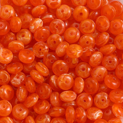 100-Piece 5x10 mm Acrylic Flat Spacer Beads