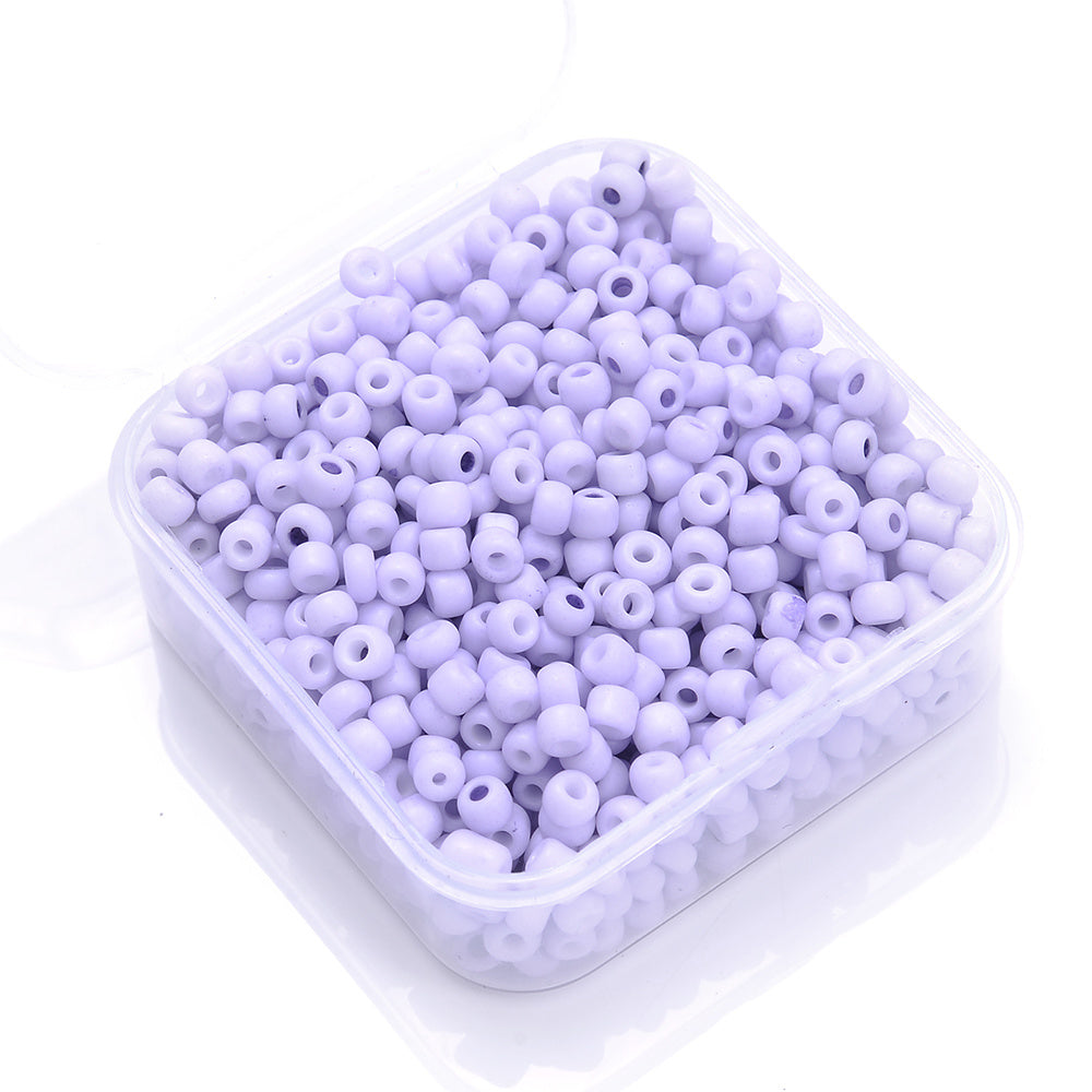 1000PCS 3mm Macaron Multicolor Glass Seed Bead Set