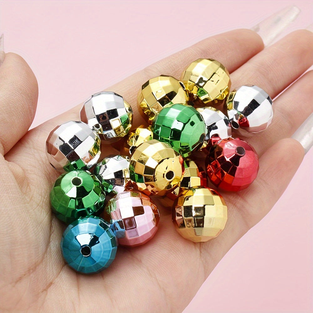 Polygonal Ball Acrylic Beads