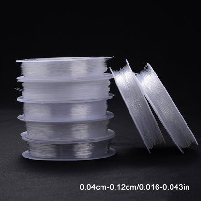 2PCS Transparent Crystal Elastic Beading Cord Set