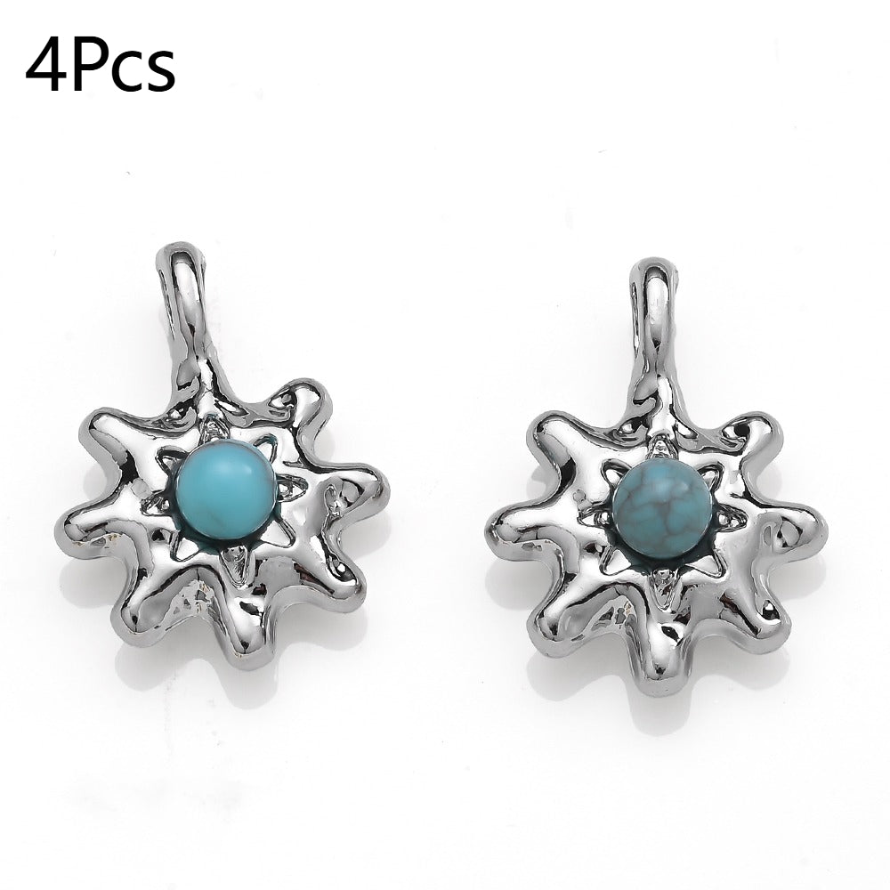 Sun and Moon Alloy Pendants