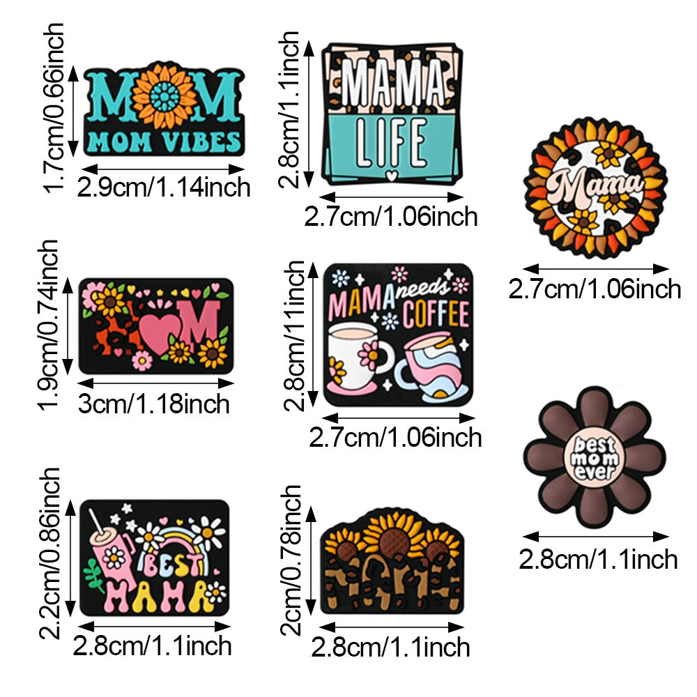 16-Piece Mom Silicone Bead Set