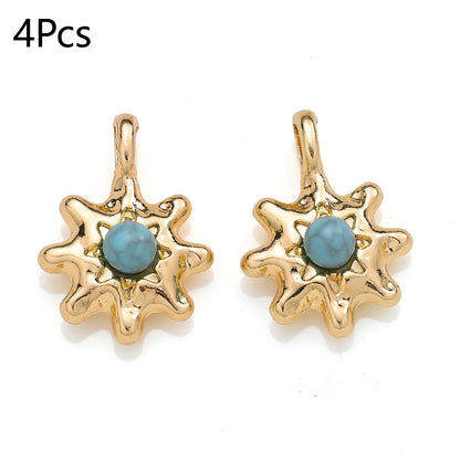 Sun and Moon Alloy Pendants