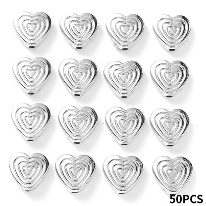 CCB Heart Spacer Beads