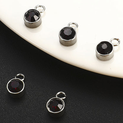 Birthstone Alloy Pendants
