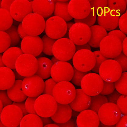 Frosted Round Acrylic Beads