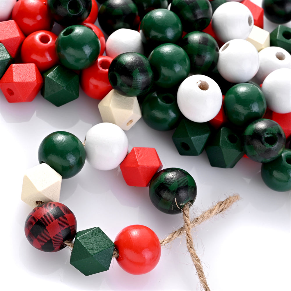 Christmas Silicone Round Beads