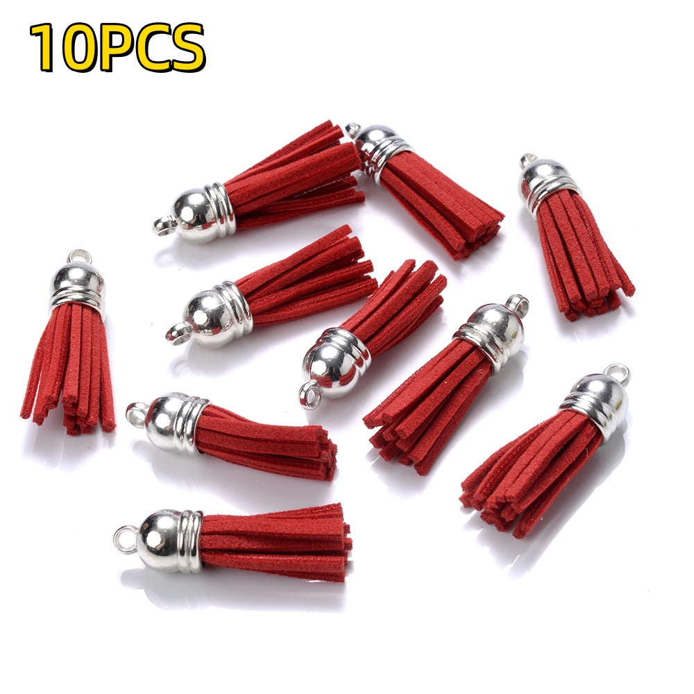 Colorful Polyester Tassel Pendants
