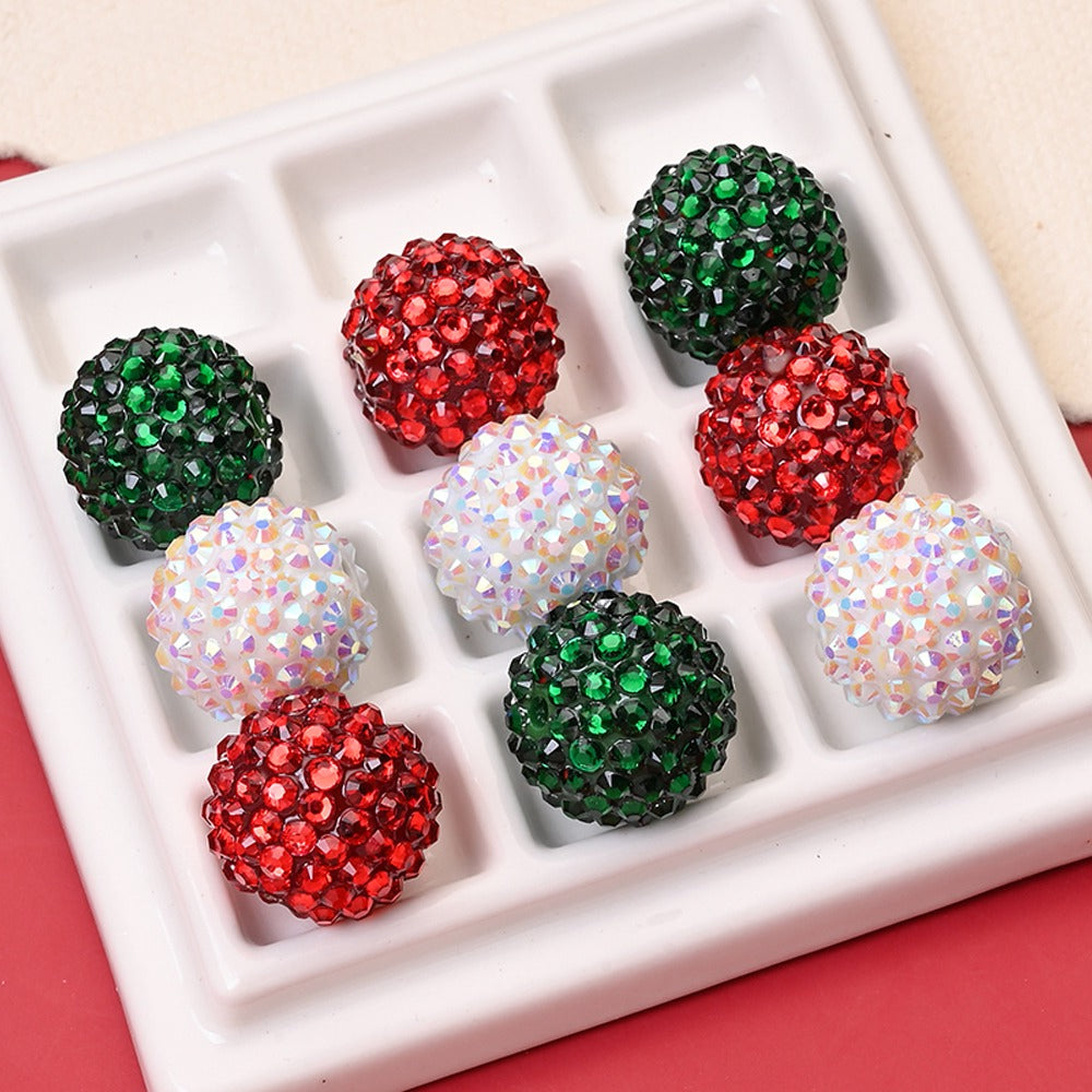 Fine Mixed Color Round Resin Beads