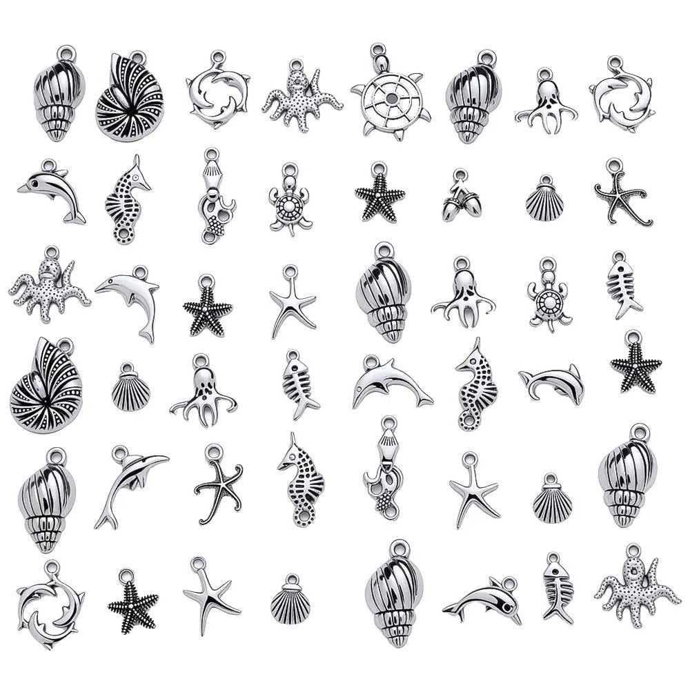 Sea Life Alloy Pendants