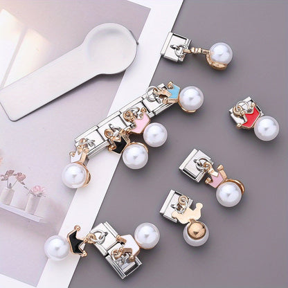 9x10 mm Stainless Steel Crown Modular Charm