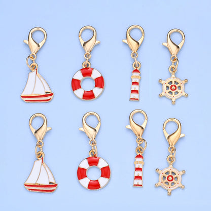 Nautical Enamel Pendant Charms