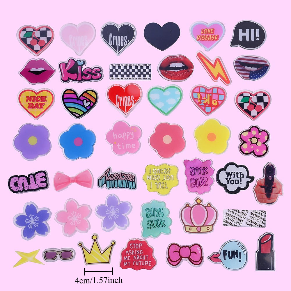 4 cm INS-Style Plastic Craft Sheets