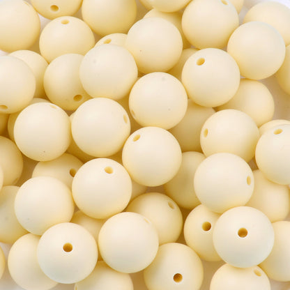 12 mm Round Silicone Beads