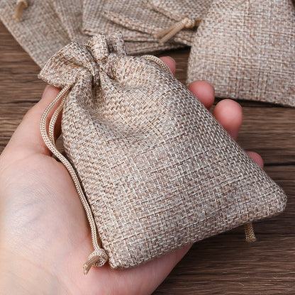 Linen Drawstring Gift Bags
