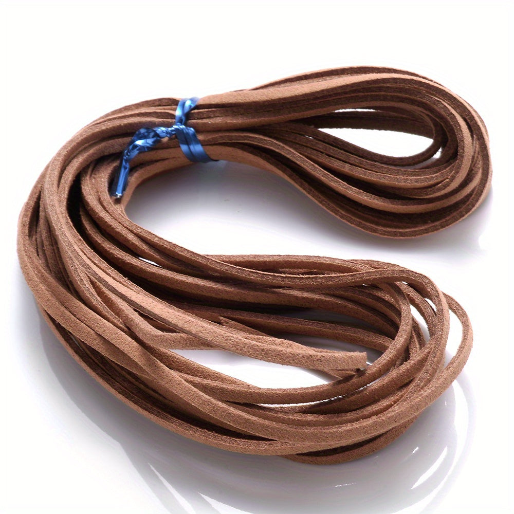 5m 2.5mm Flat Korean Velvet Cord for Jewelry Making
