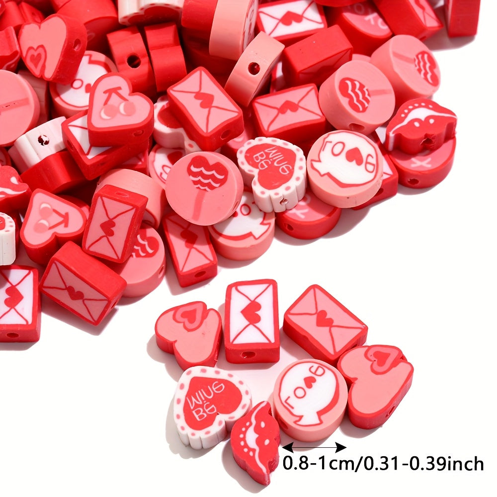 Love Envelope Polymer Clay Beads