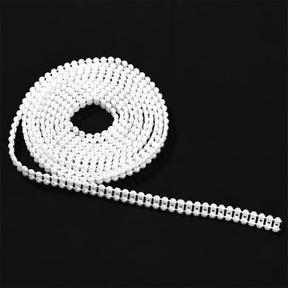 Double Semicircle Acrylic Beads