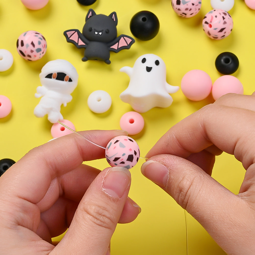 Halloween 3D Silicone Bead Set