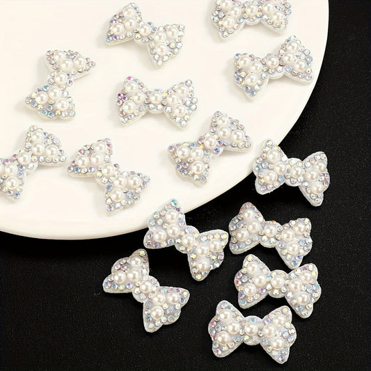 Rhinestone Bow Patches