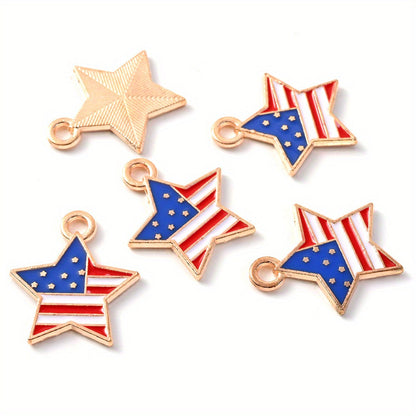 Independence Day Alloy Pendant Charms