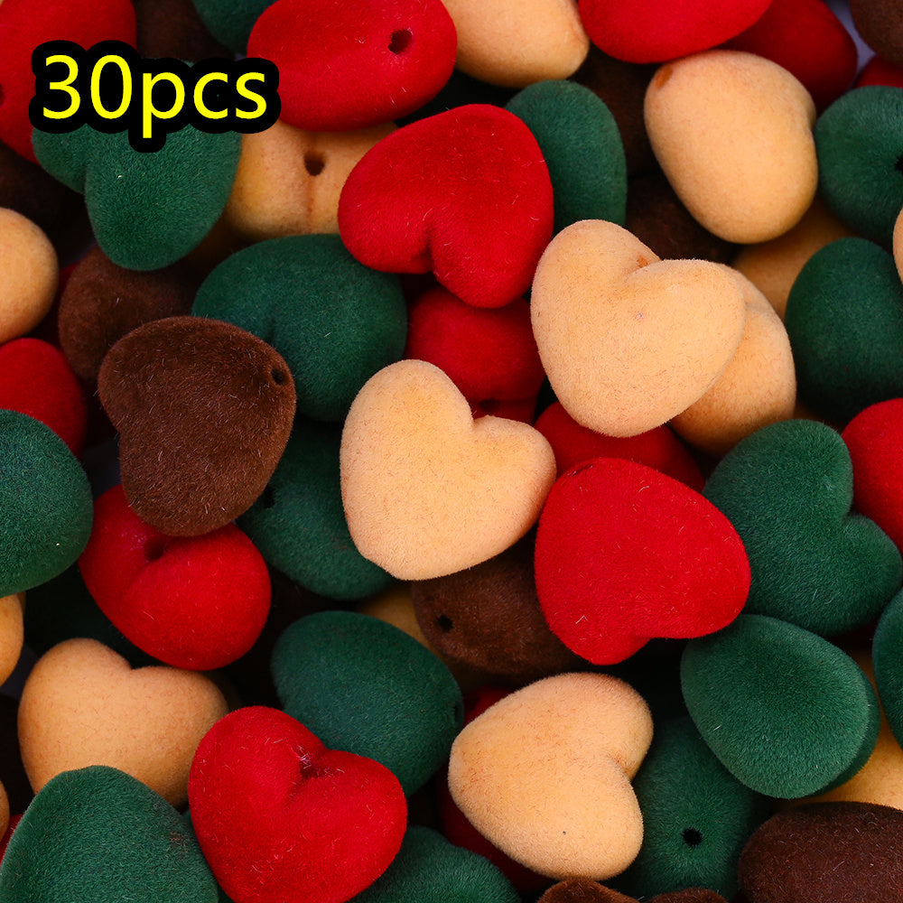 Acrylic Love Heart Beads