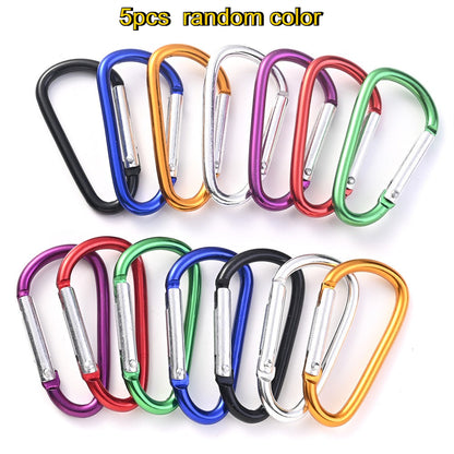 5/30/100-Piece 45x24 mm Mixed Color Aluminum Alloy Keychains