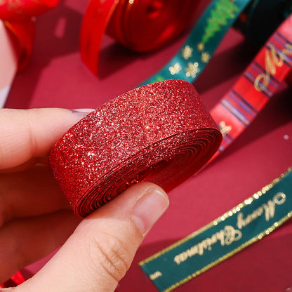 Christmas Glitter Ribbon