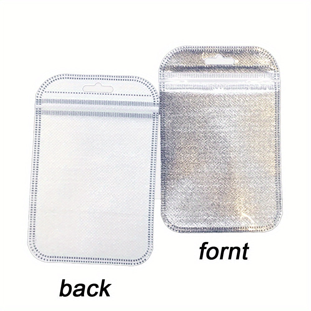 8.5x13 cm Silver Ziplock Jewelry Storage Bags