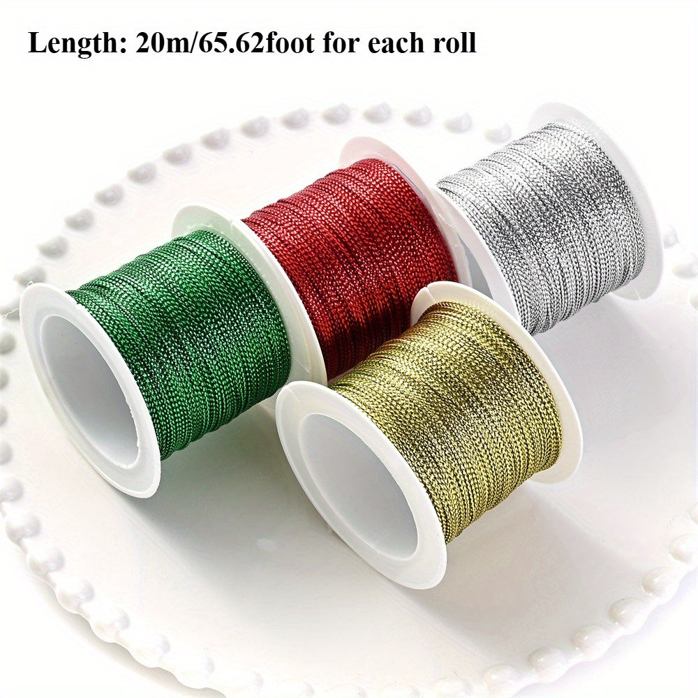 Golden Round Core Thread Cord