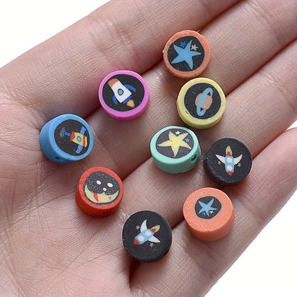 30PCS Star Soft Clay Spacer Bead Set
