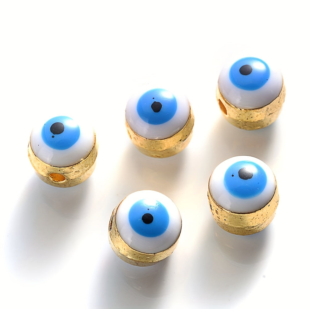 Devil's Eye Alloy Spacer Beads