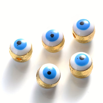 Devil's Eye Alloy Spacer Beads