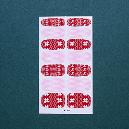 1 Sheet Christmas Nail Wrap Stickers