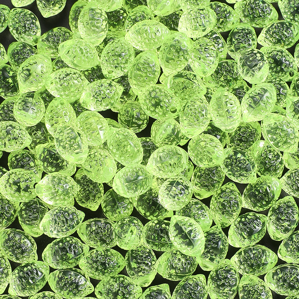 Clear Acrylic Lemon Beads
