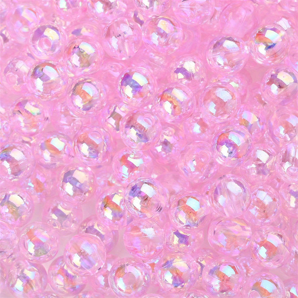 Colorful Clear Acrylic Beads