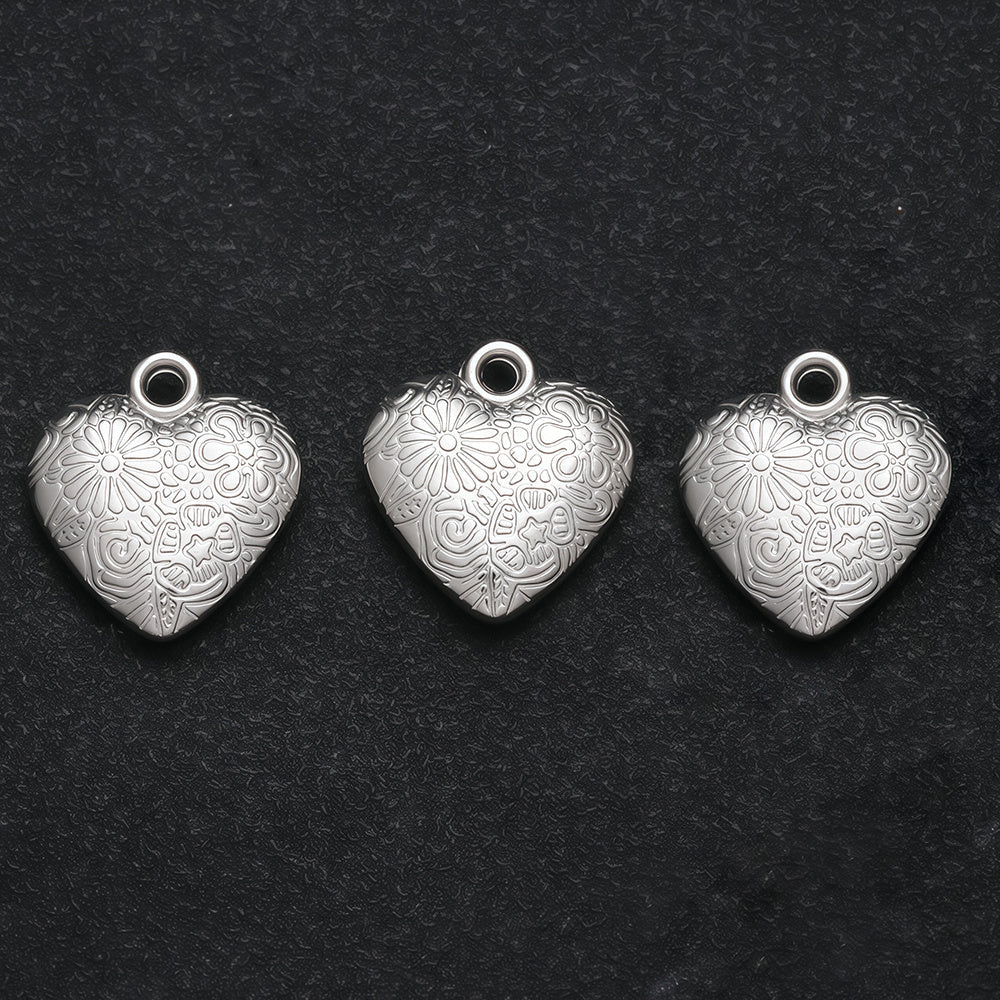 10PCS Gold & Silver CCB Love Pendant Set