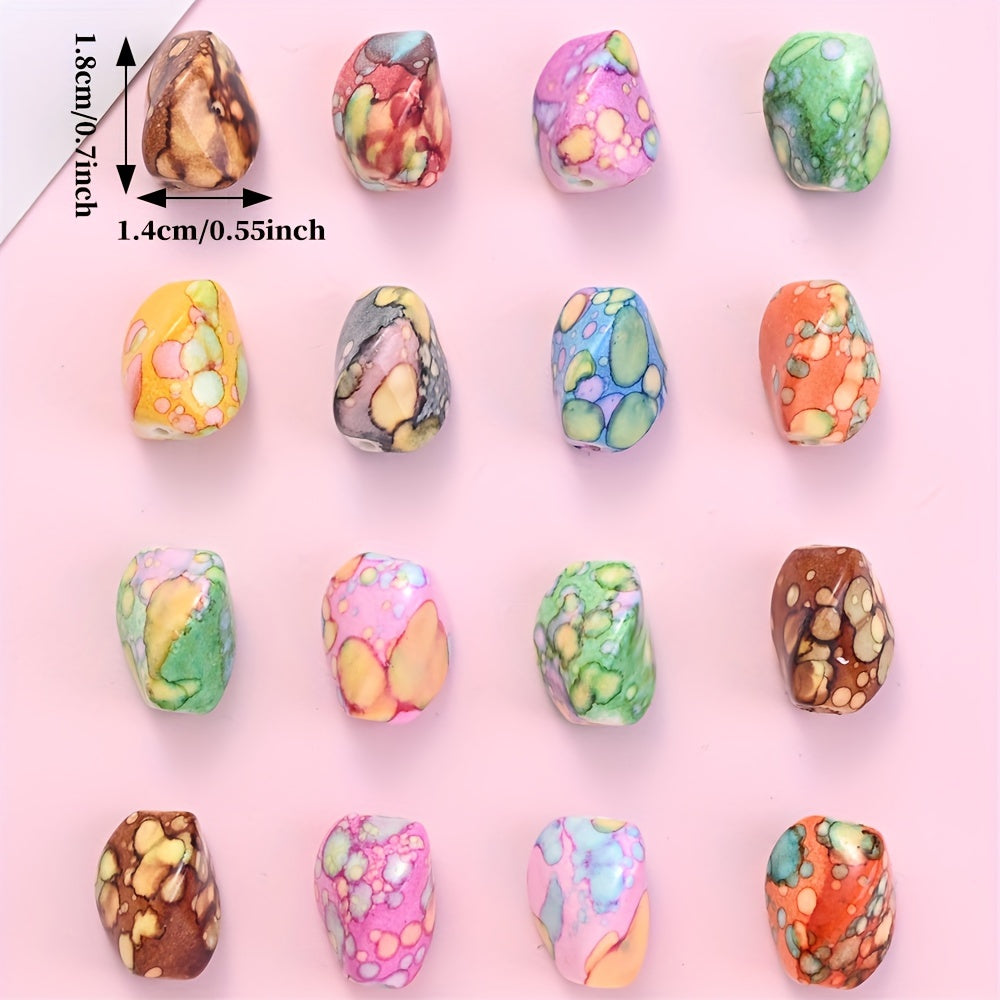 Irregular Shape Acrylic Beads