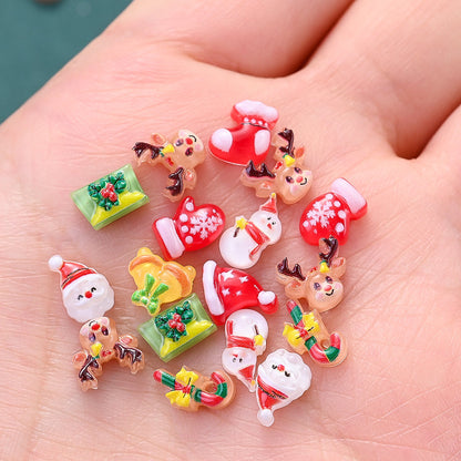 Christmas Resin Flatback Embellishments