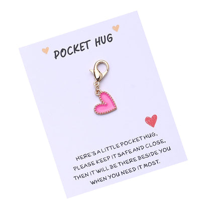 Heart Keychain with Thank You Card