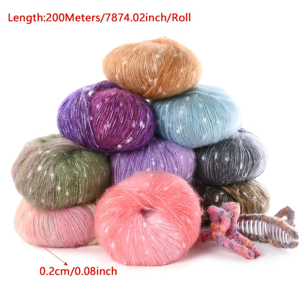 140g Winter Cozy Mohair-Style Yarn Set