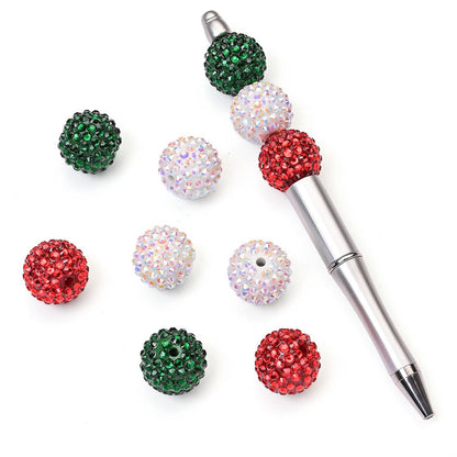 Fine Mixed Color Round Resin Beads