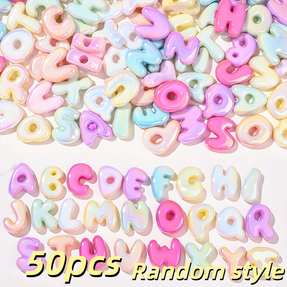 Acrylic Alphabet Letter Beads