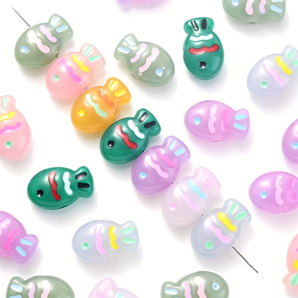 Luminous Fish Acrylic Beads