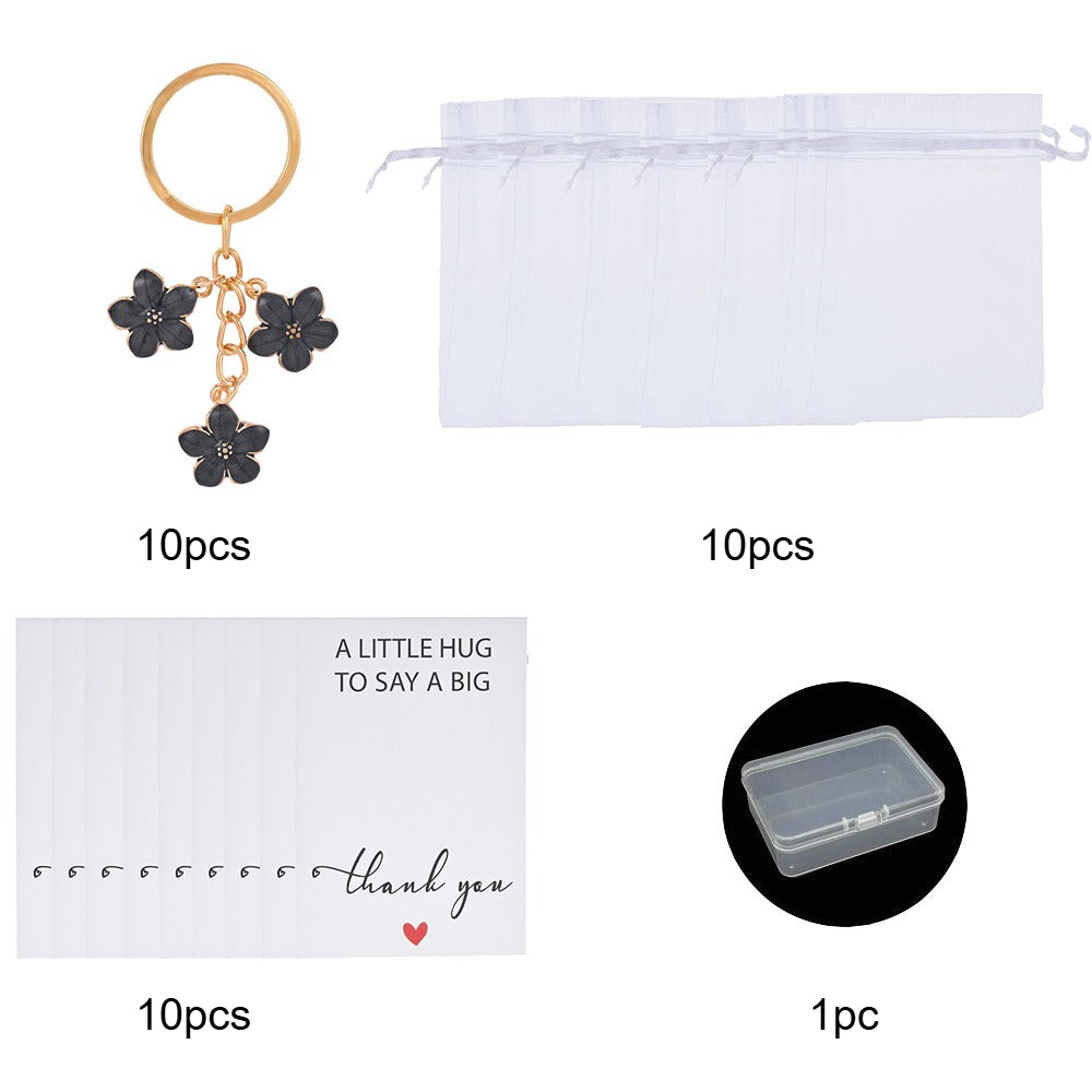 Flower Keychain Making Gift Set