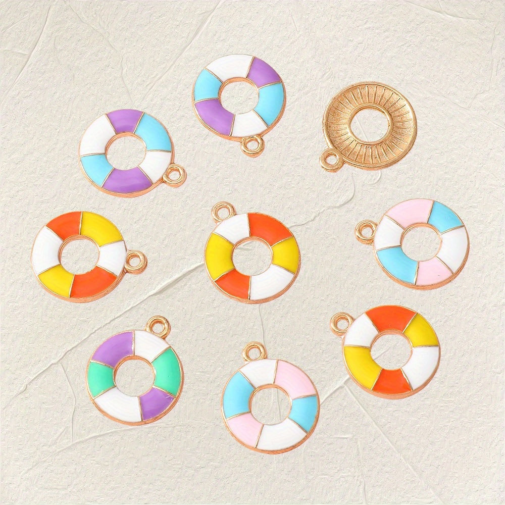 Life Buoy Drip Pendant Charms