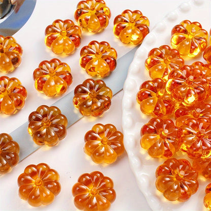 Pumpkin Plastic Beads
