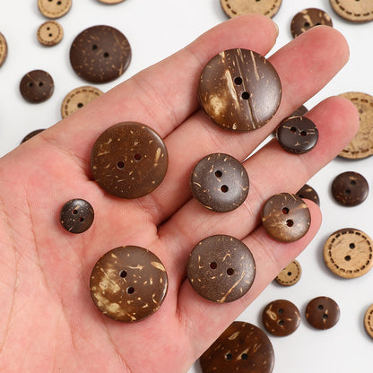 Natural Coconut Shell Buttons